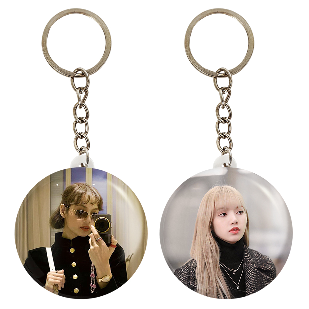 جاکلیدی خندالو مدل لیسا بلک پینک کد 1433214331 مجموعه 2 عددی