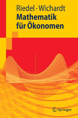 خرید و دانلود نسخه کامل کتاب Mathematik fur Okonomen