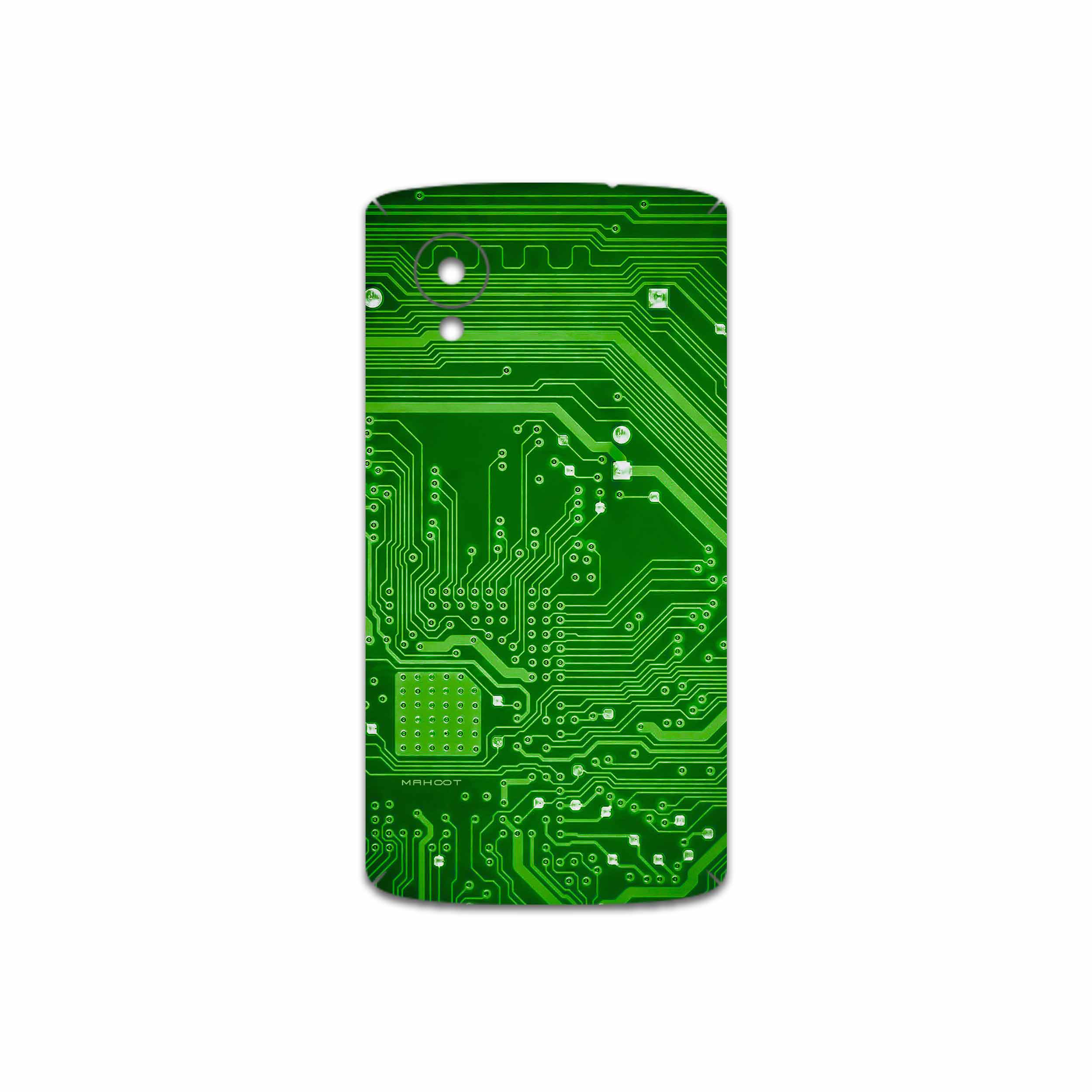 برچسب پوششی ماهوت مدل Green Printed Circuit Board مناسب برای گوشی موبایل گوگل Nexus 5