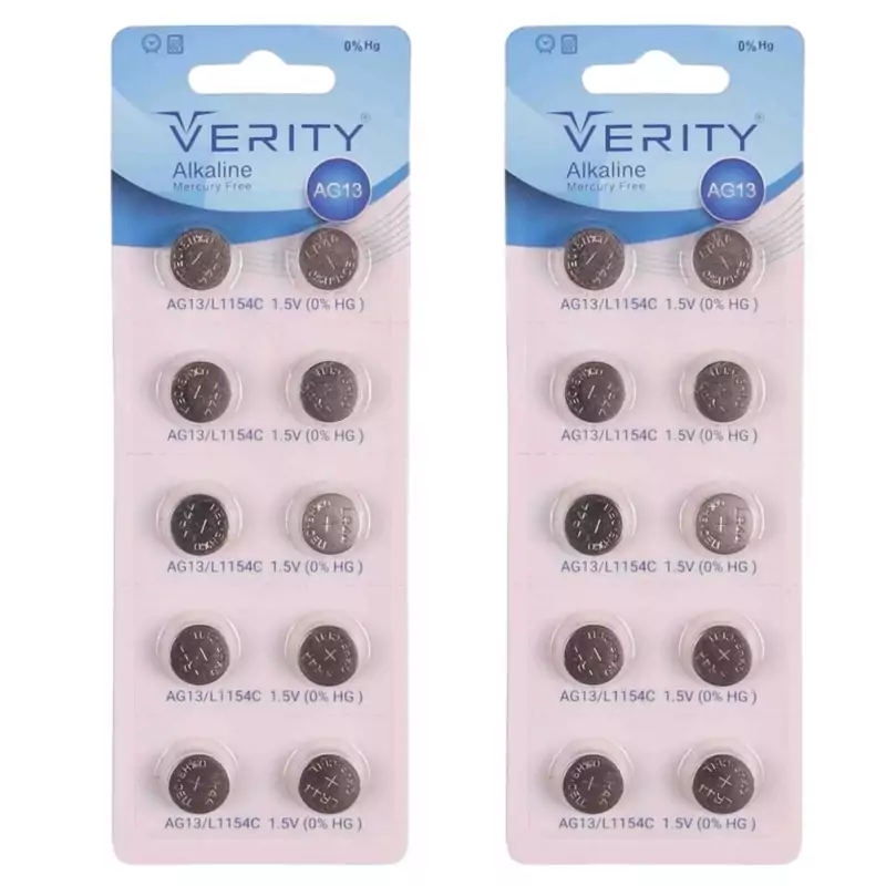 باتری ساعت وریتی مدل AG13/L1154C 1.5V