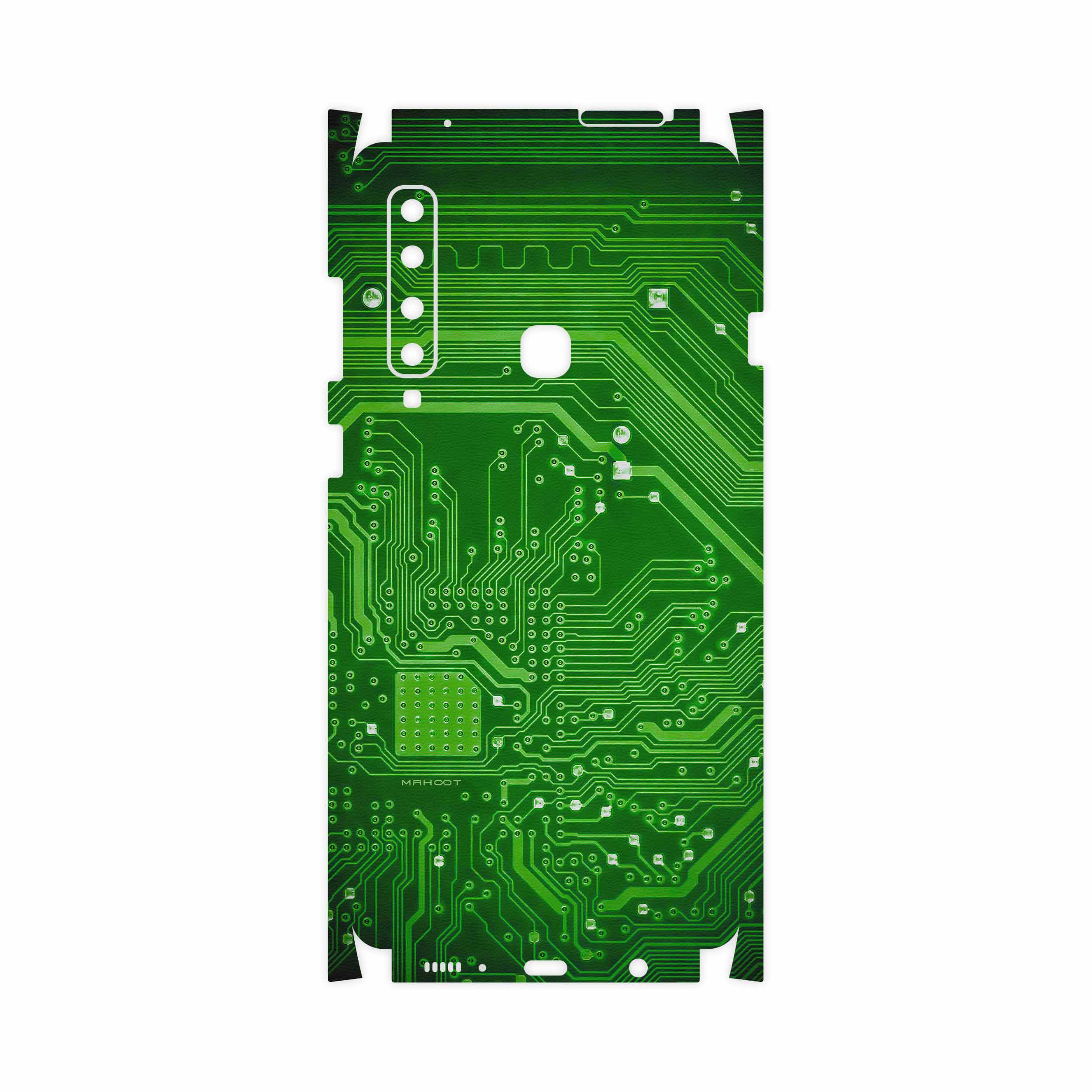 برچسب پوششی ماهوت مدل Green Printed Circuit Board-FullSkin مناسب برای گوشی موبایل سامسونگ Galaxy A9 2018
