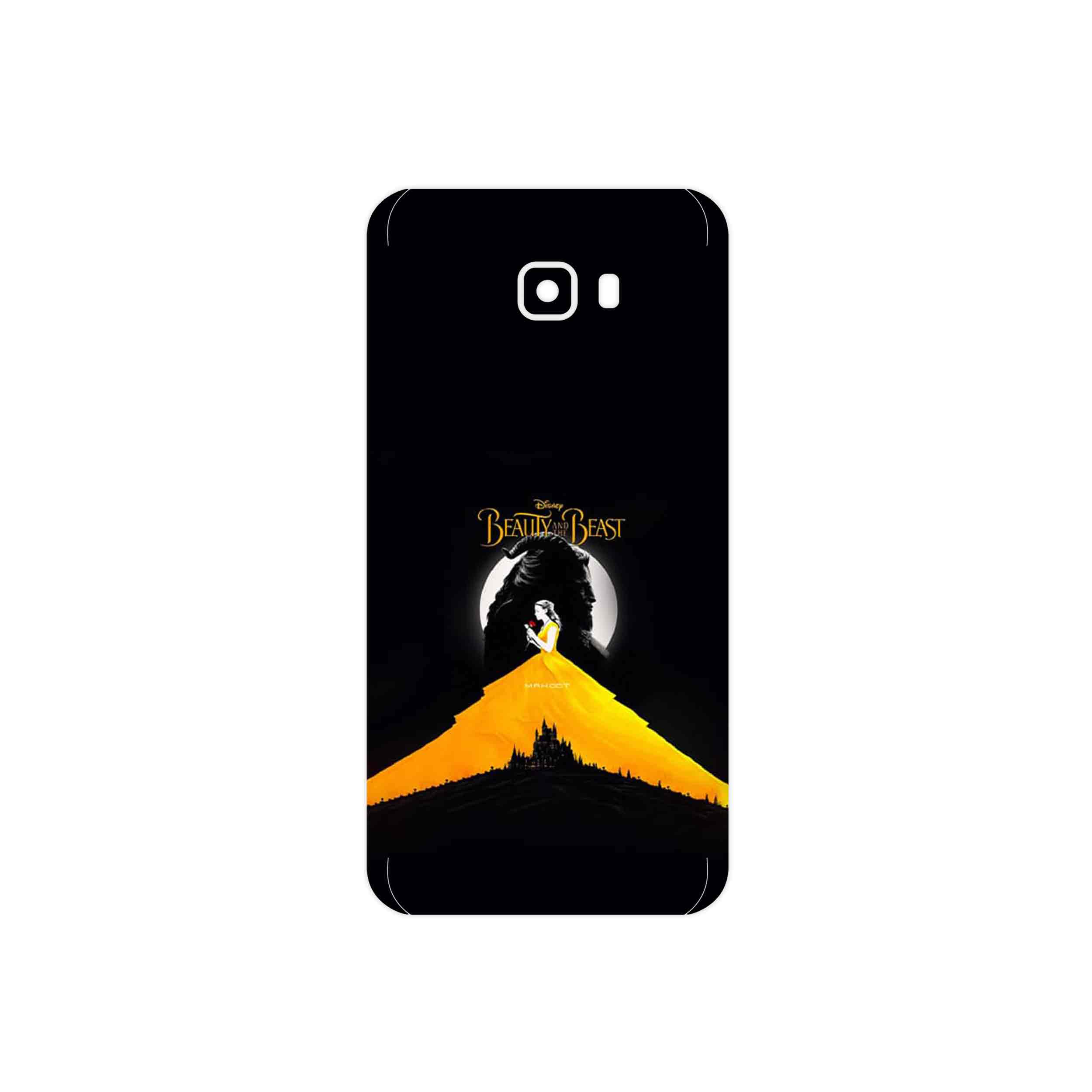 برچسب پوششی ماهوت مدل Beauty and the Beast مناسب برای گوشی موبایل سامسونگ Galaxy C7 Pro