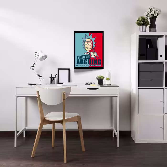 تابلو مدل Rick &amp; Morty کد F-1055