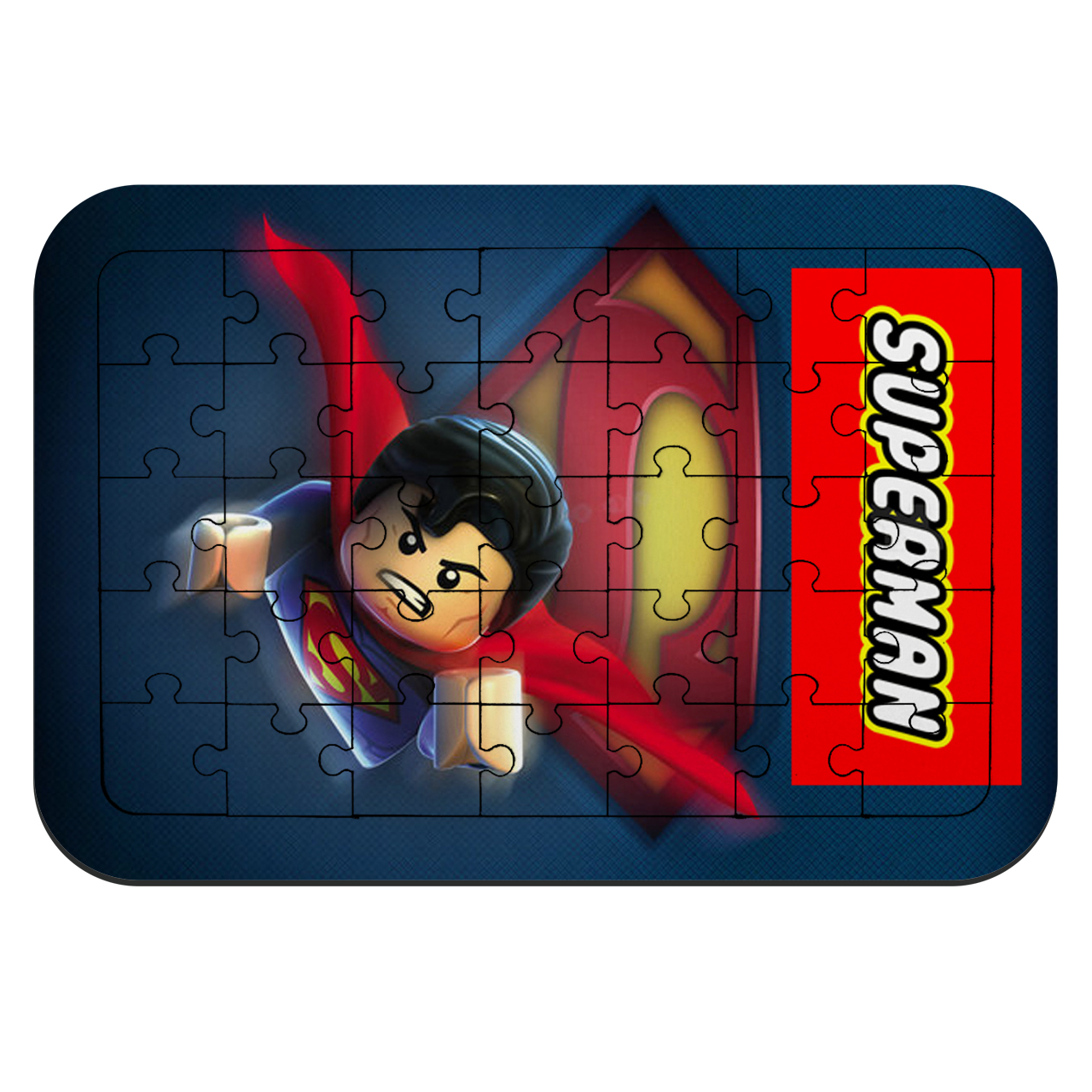 پازل 35 تکه طرح سوپرمن لگو مدل NI1954