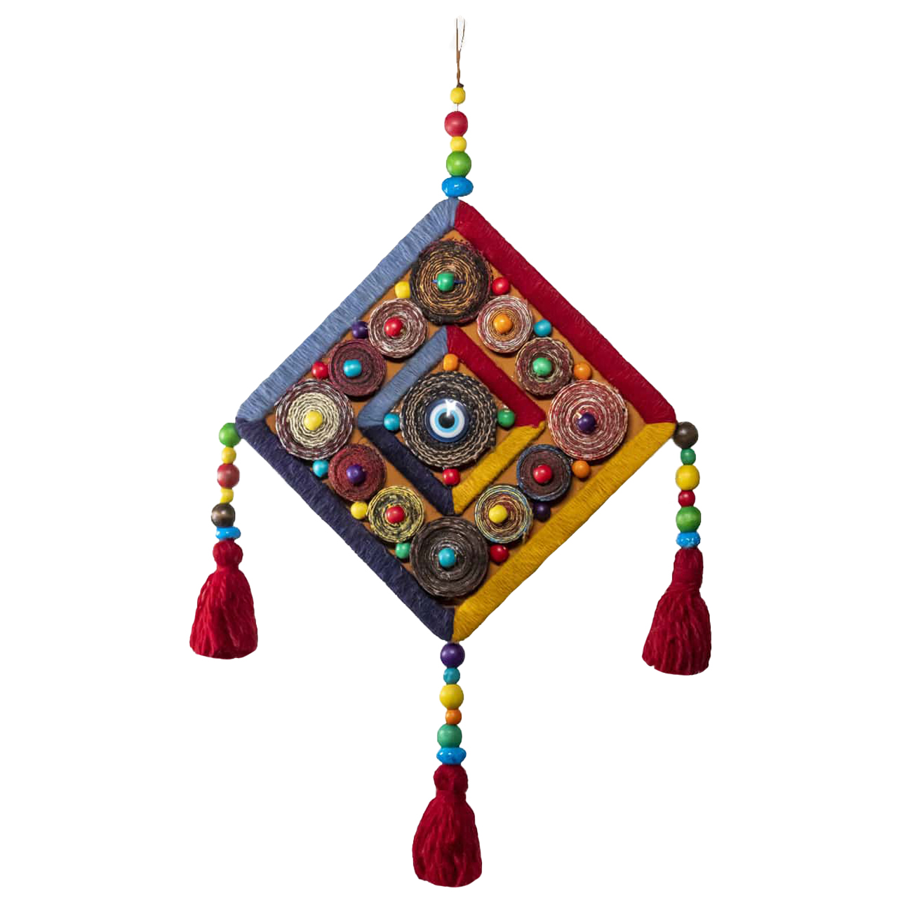 آویز تزیینی دوراونتاش طرح چشم نظر مدل ساغر