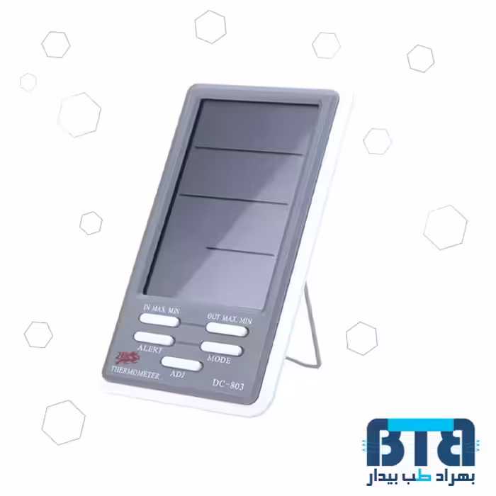 دماسنج و رطوبت سنج دیجیتال دو سنسور مدل DC803