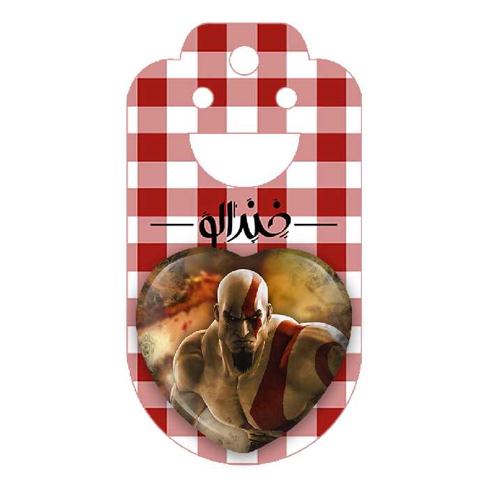 پیکسل خندالو طرح God Of War مدل قلبی کد 4860