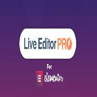 دانلود افزونه Live Editor Pro برای المنتور