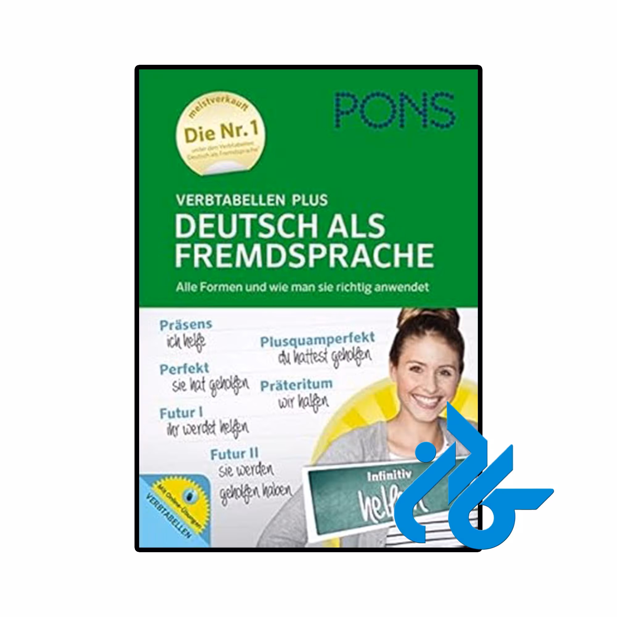 کتاب آلمانی PONS Verbtabellen Plus Deutsch als Fremdsprache