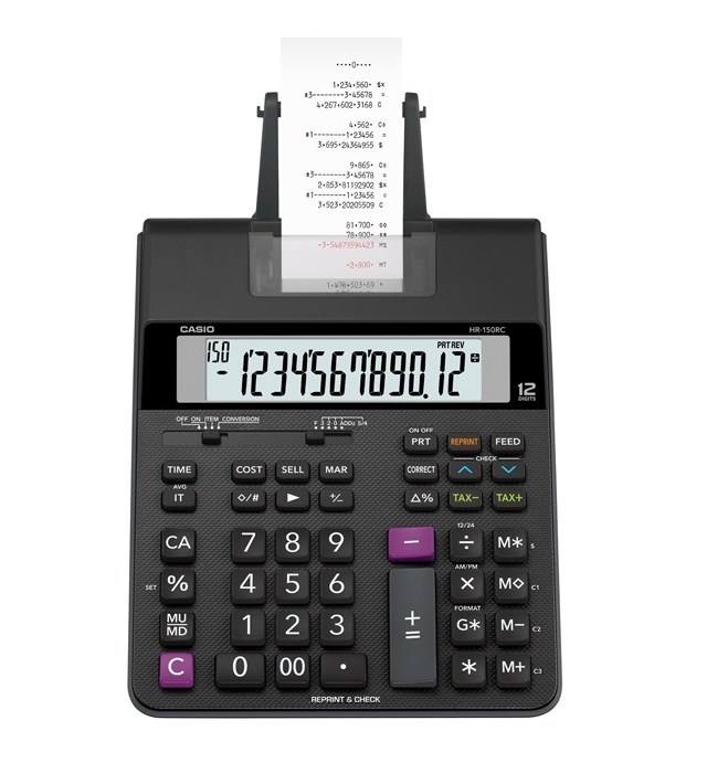 ماشین حساب کاسیو مدل HR-150RC
