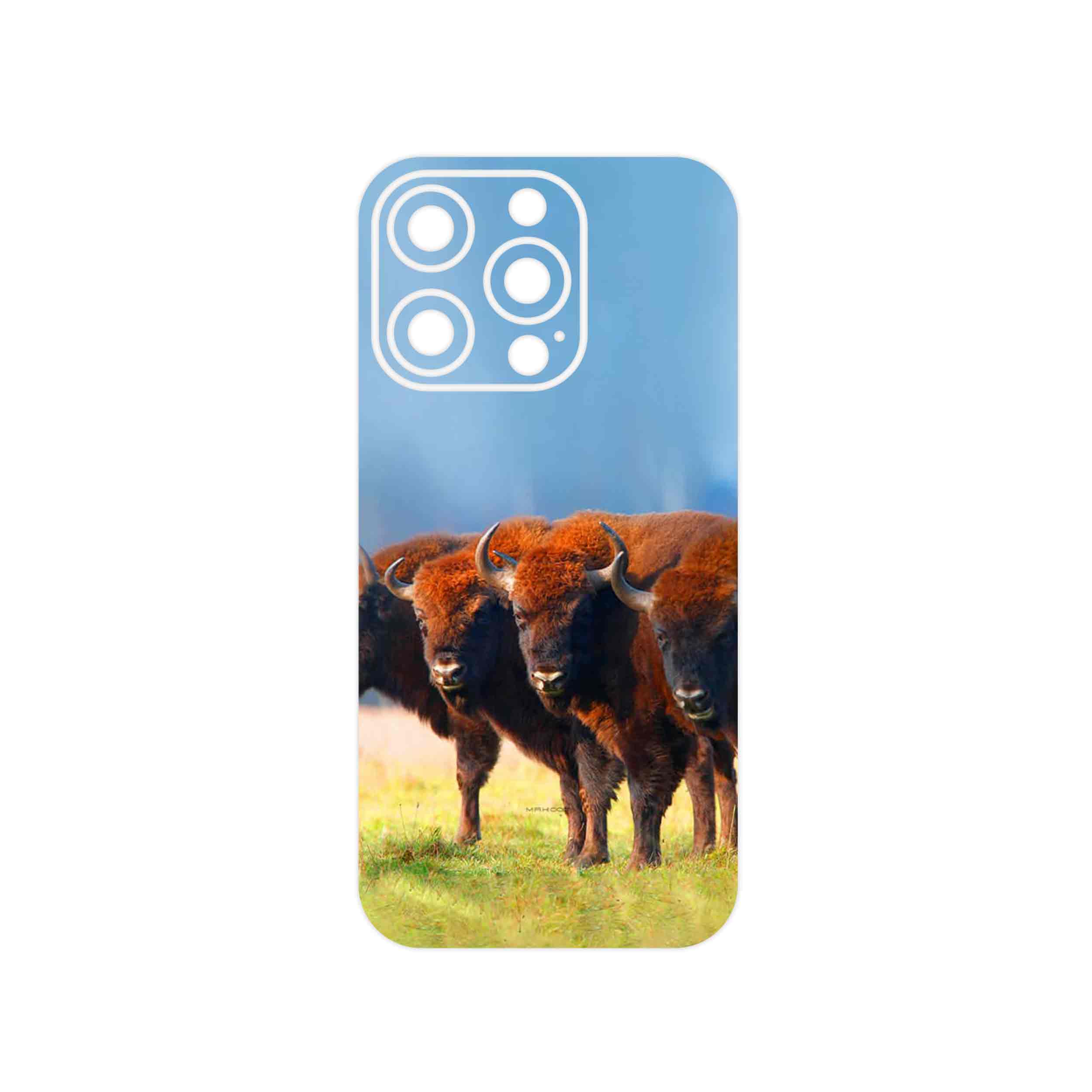 برچسب پوششی ماهوت مدل Buffalo مناسب برای گوشی موبایل اپل iPhone 14 Pro