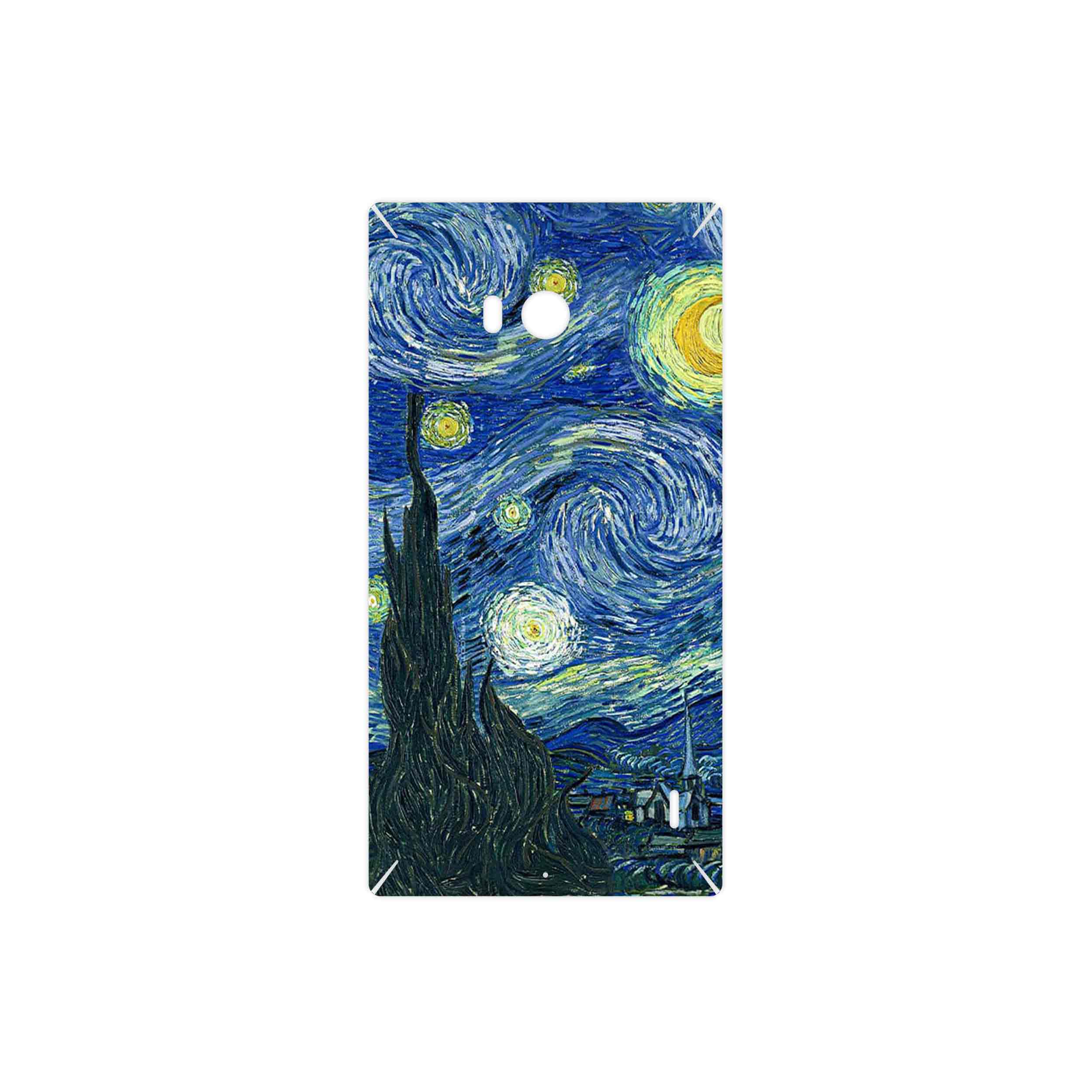 برچسب پوششی ماهوت مدل The Starry Night of van Gogh مناسب برای گوشی موبایل نوکیا Lumia 930