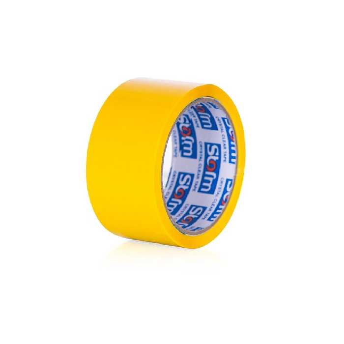 چسب پهن 5 سانتی 50 یارد زرد استورم کد HL-163