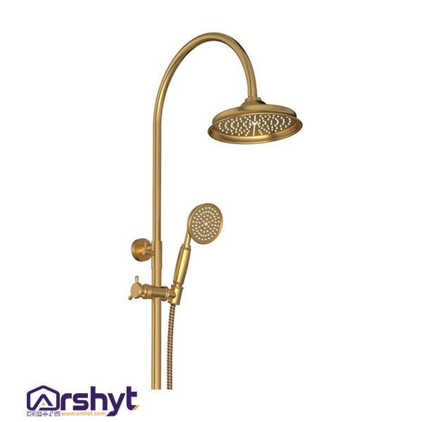 علم دوش شودر مدل لوبک طلا مات - لوازم خانه و آشپزخانه آرشیت