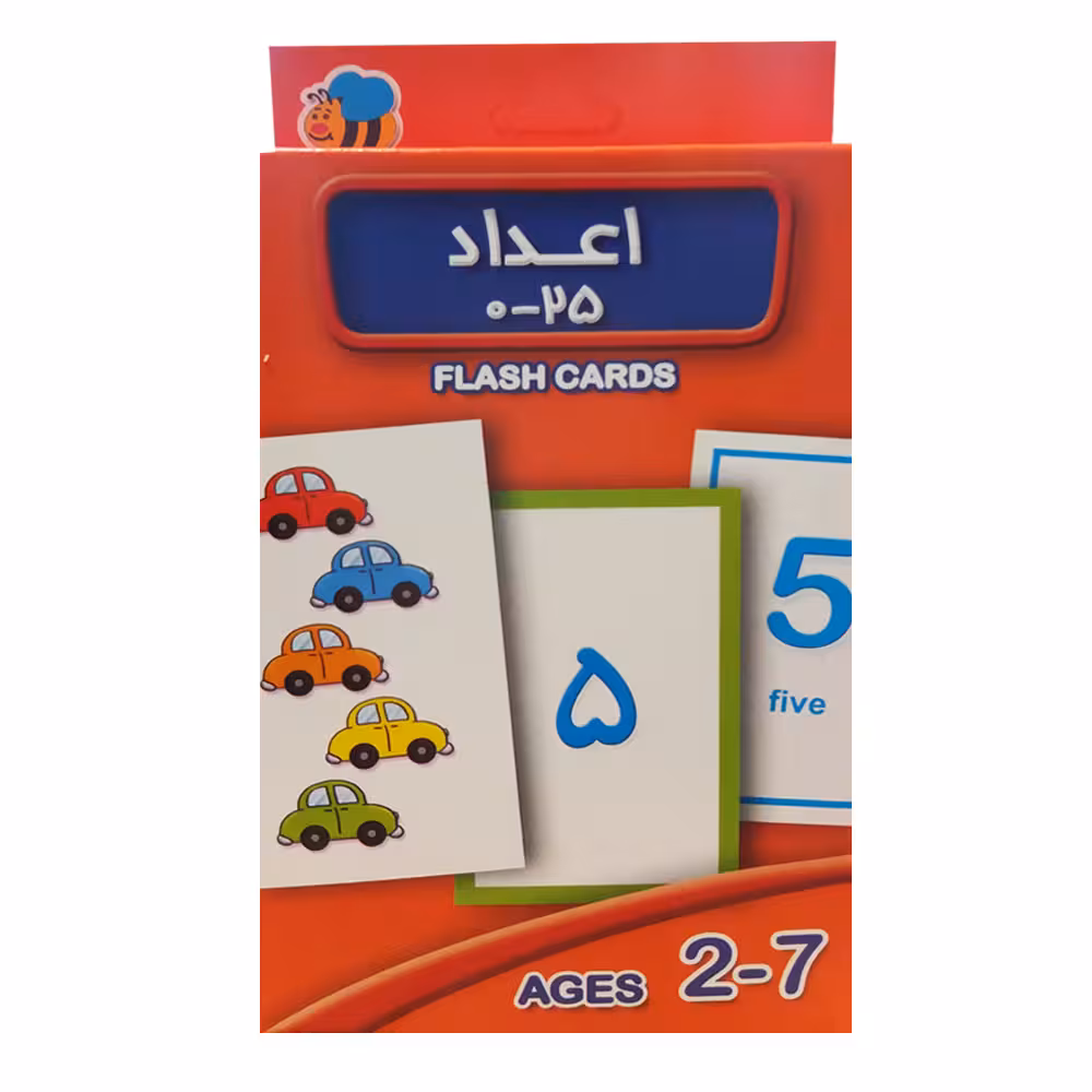 فلش کارت اعداد 0-25 اثر سوسن ژالی نشر عسل نشر