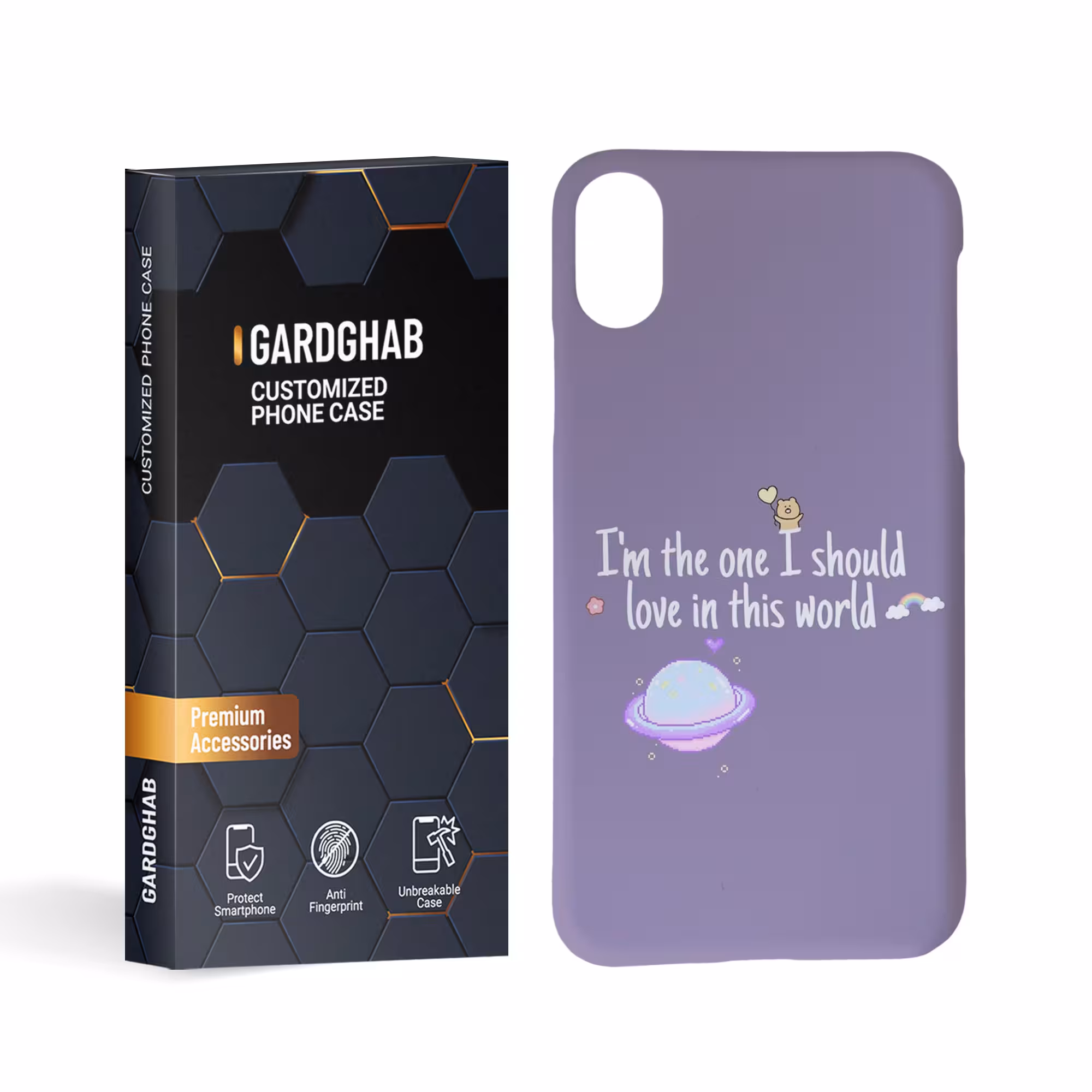 کاور گارد قاب مدل تکست مناسب برای گوشی موبایل اپل iphone x xs