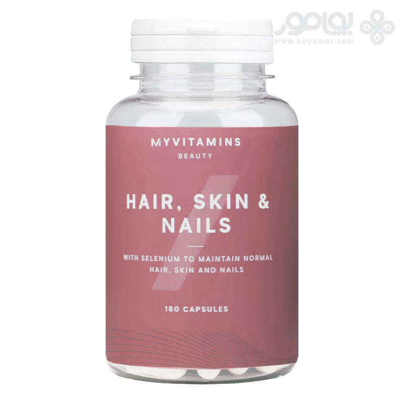 کپسول هیر اسکین نیلز مای ویتامینز بسته 180 عددی