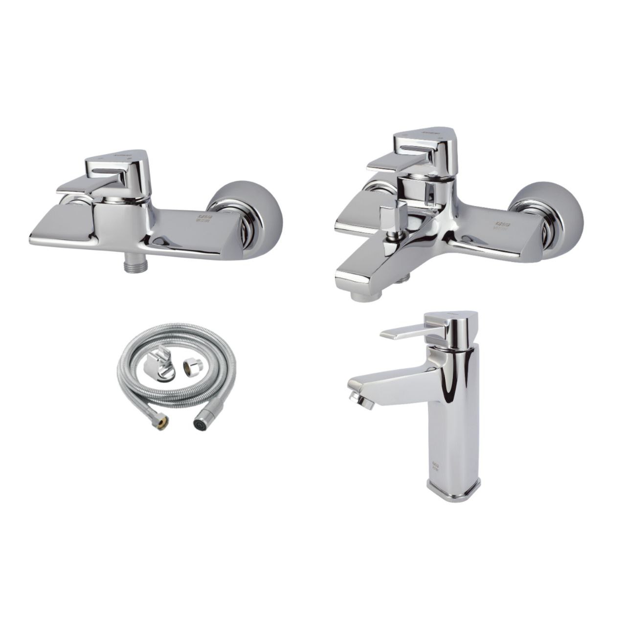 ست شیرآلات کسری مدل مهتاب مجموعه 4 عددی