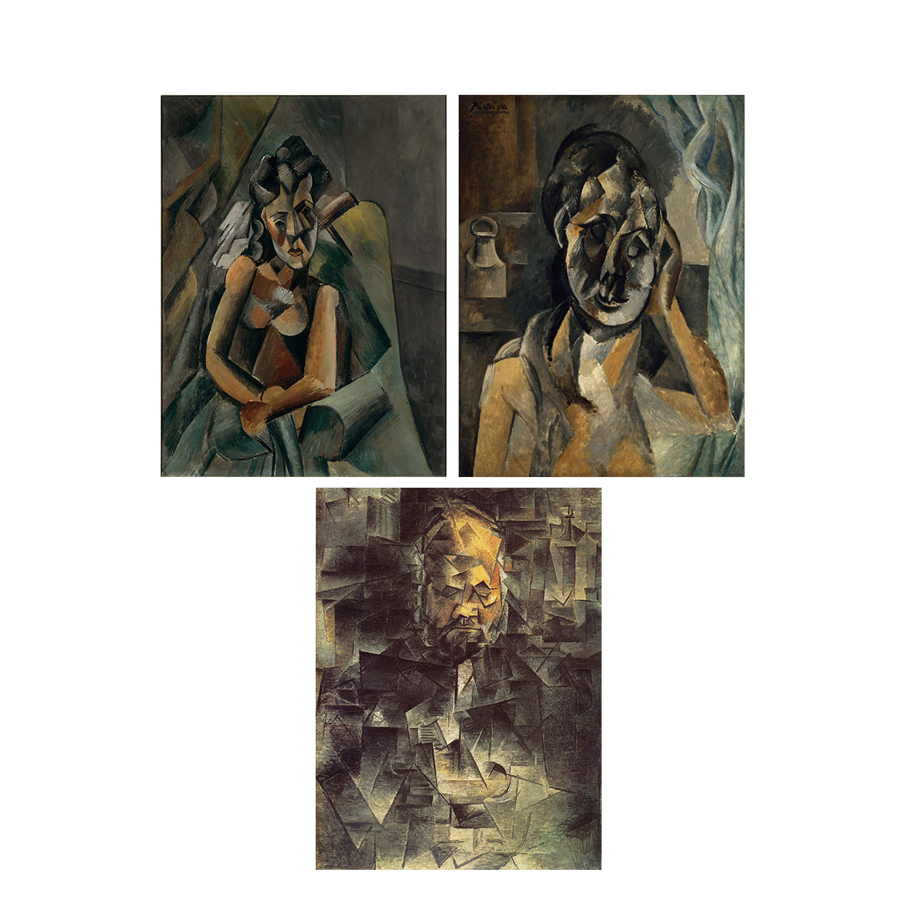 تابلو شاسی سری پابلو پیکاسو کد 3131 مجموعه 3 عددی