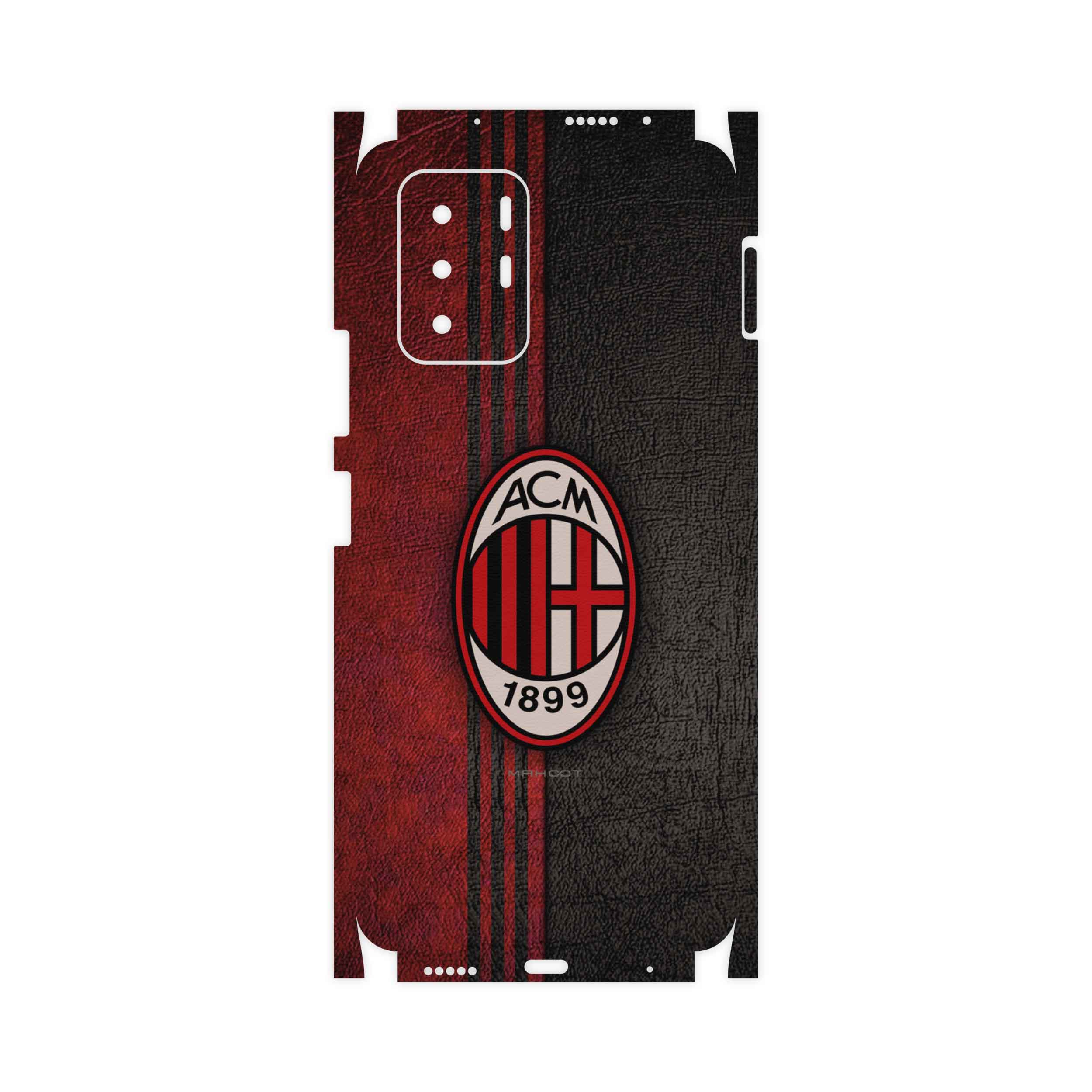 برچسب پوششی ماهوت مدل AC-Milan-FullSkin مناسب برای گوشی موبایل شیائومی Redmi Note 10 Pro (China)