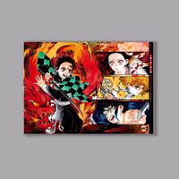 تابلو شاسی مدل انیمه شیطان کش Demon Slayer کد LA-10455 | دنیای قاب