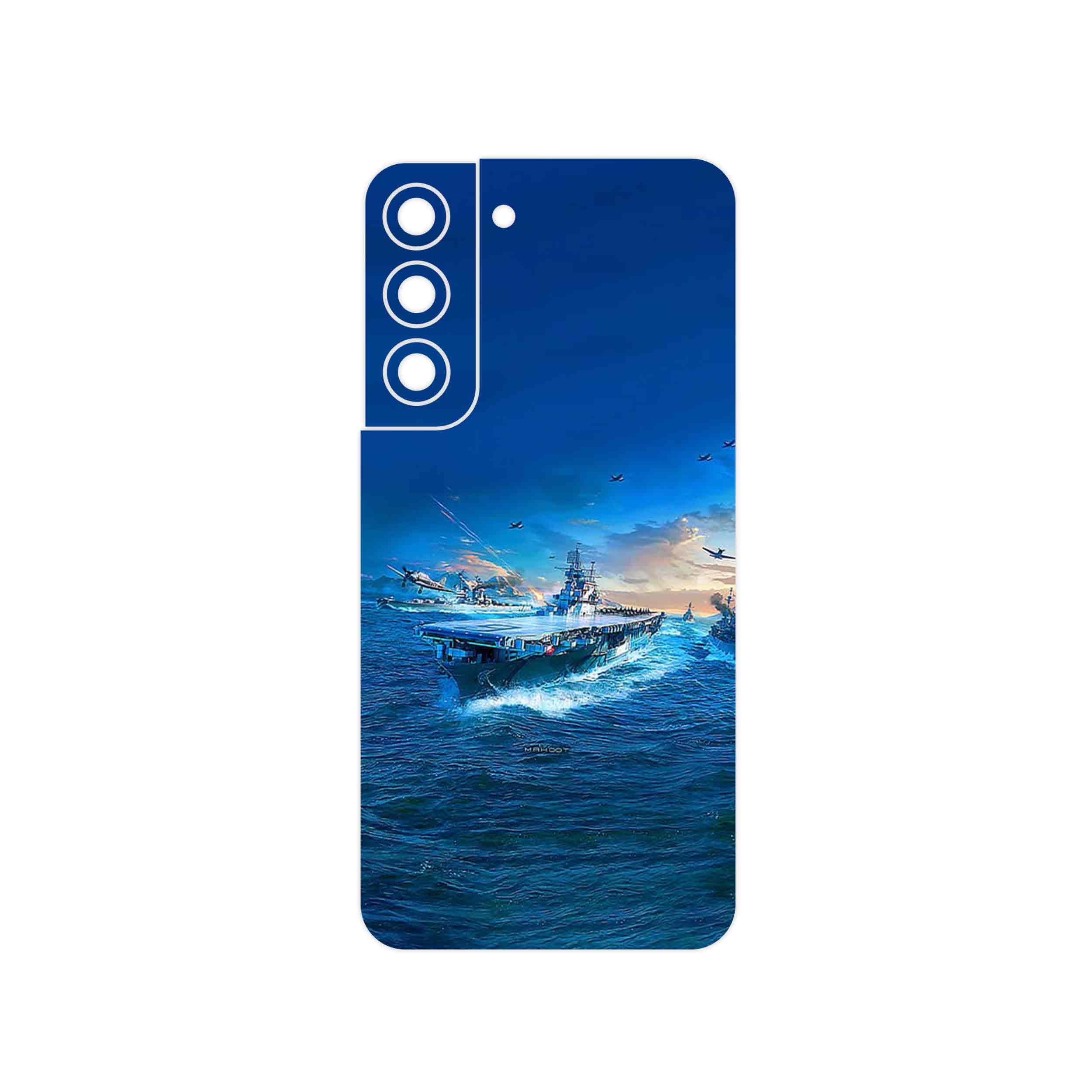 برچسب پوششی ماهوت مدل Warship مناسب برای گوشی موبایل سامسونگ Galaxy S22 5G