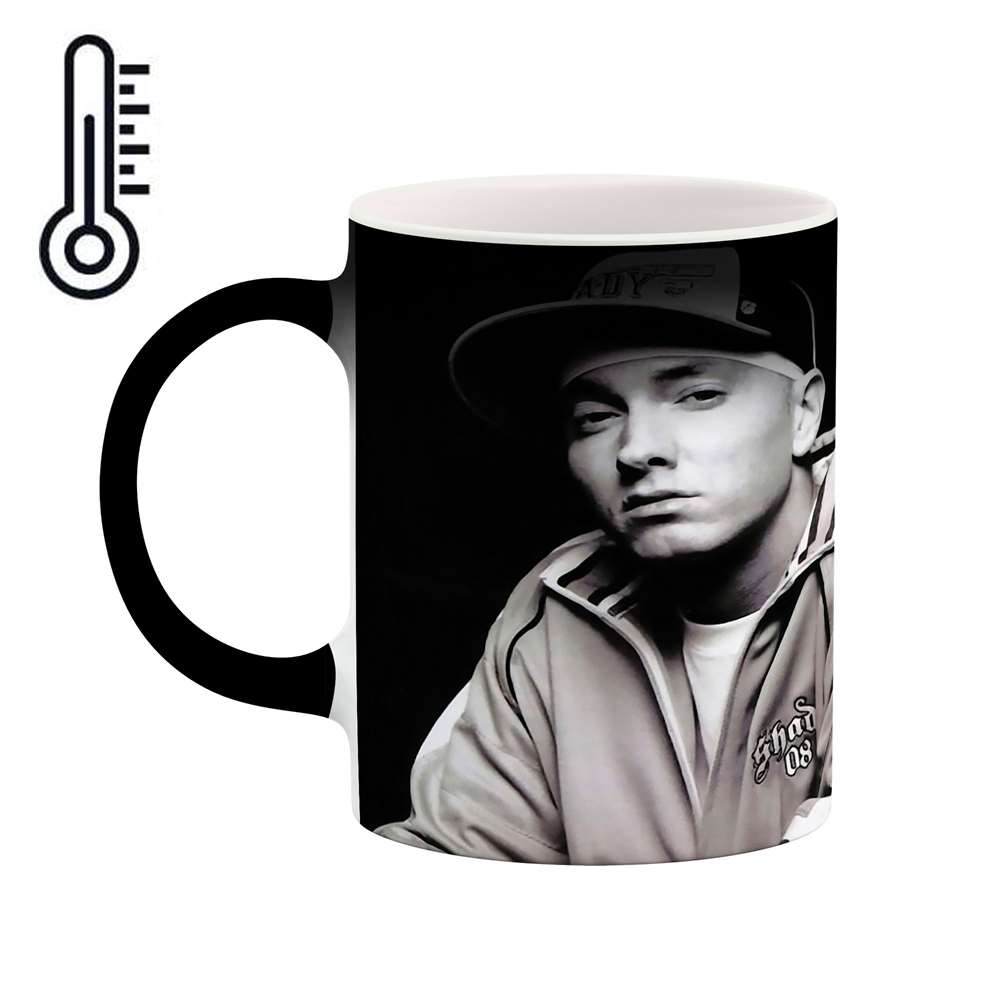 ماگ حرارتی طرح رپر EMINEM مدل mgph10346