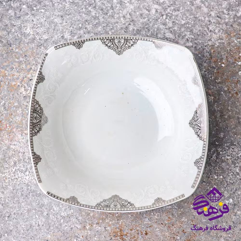 کاسه ابگوشت پارس 523 پلاتین مربع 97 8دک