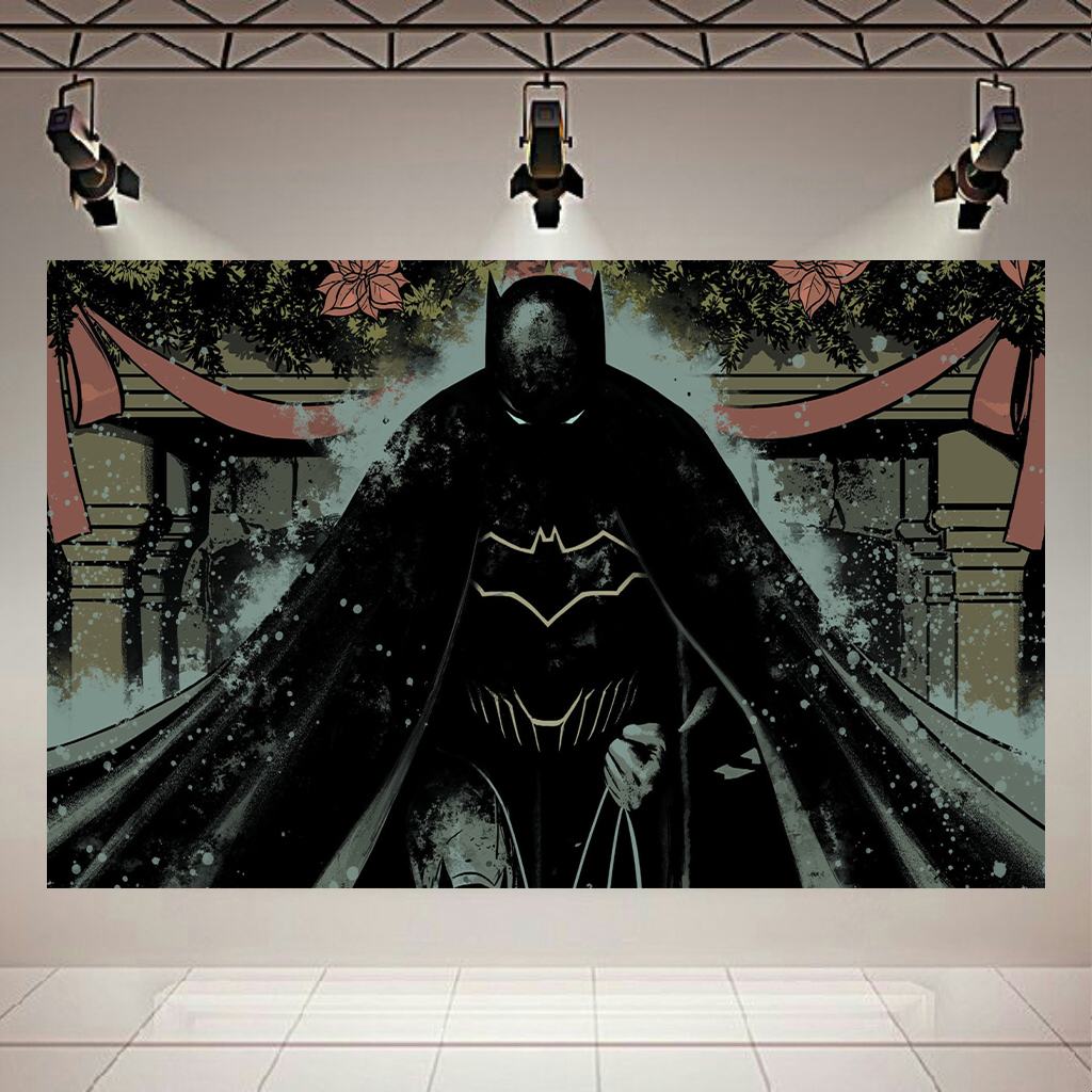 تابلو بوم طرح بتمن مدل The Dark Knight DC Comic Artwork کد AR2991