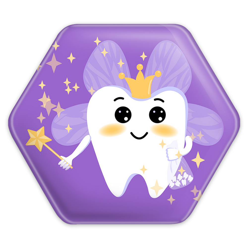 پیکسل خندالو طرح جشن دندونی دخترونه مدل شش ضلعی کد 10932