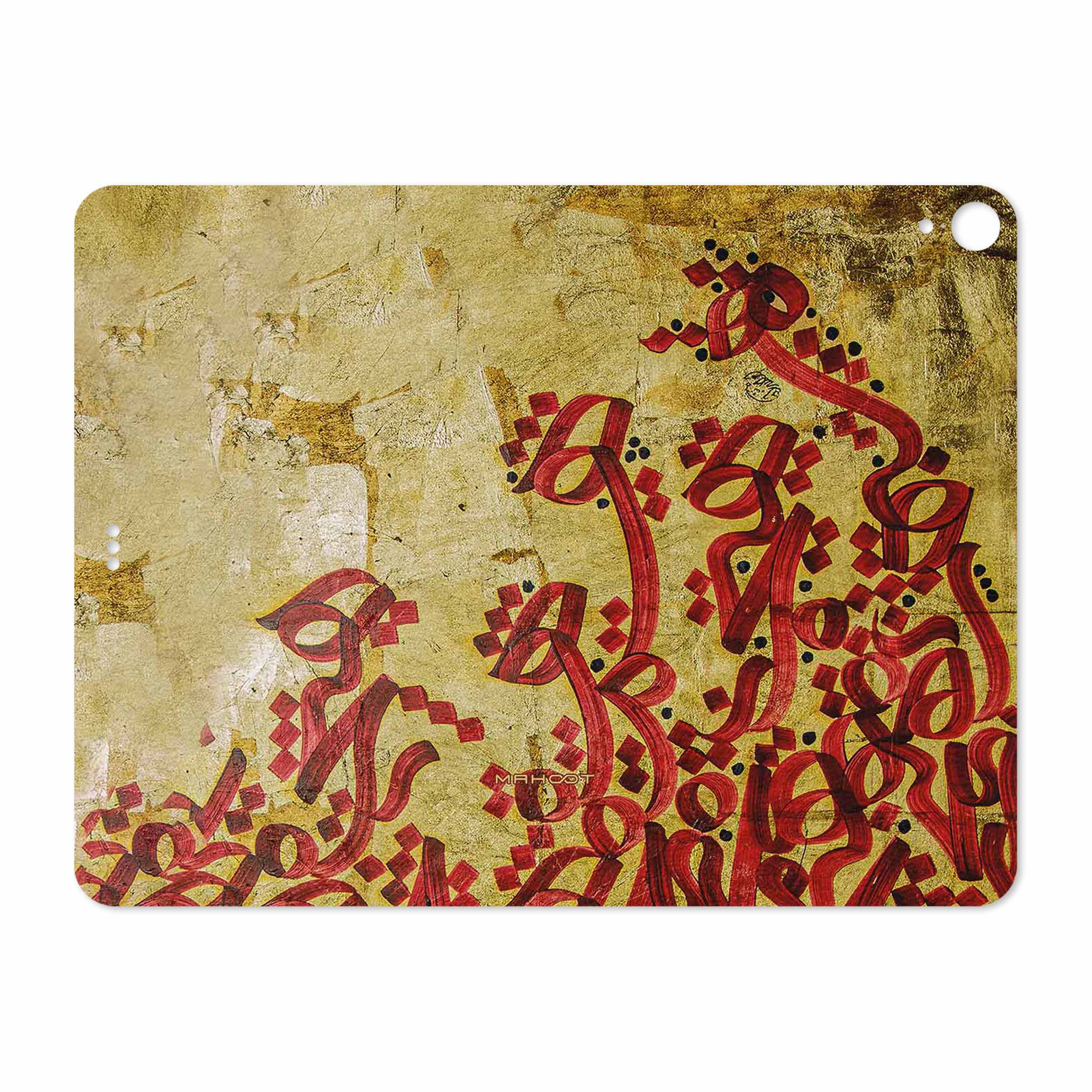 برچسب پوششی ماهوت مدل Nastaliq-5 مناسب برای تبلت اپل iPad Pro 12.9 (GEN 3) 2018 A1983