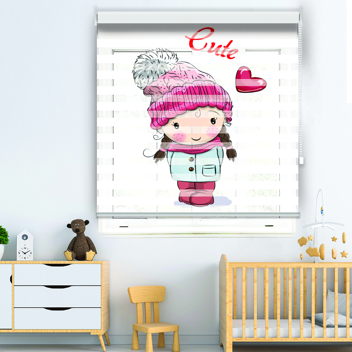 پرده زبرا مدل TِD-16 سایز 180x200 سانتی متر