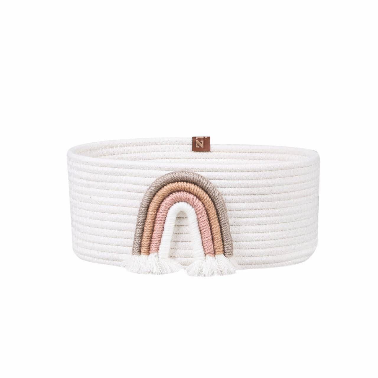 سبد بدون درب بهداشتی  جدید ایسیز اتاق کودک سایز بزرگ طرح رنگین کمان Isiz