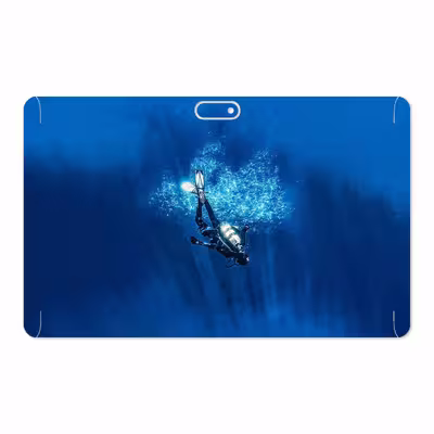 برچسب پوششی ماهوت مدل Scuba Diving مناسب برای تبلت جی ال ایکس W11 Plus
