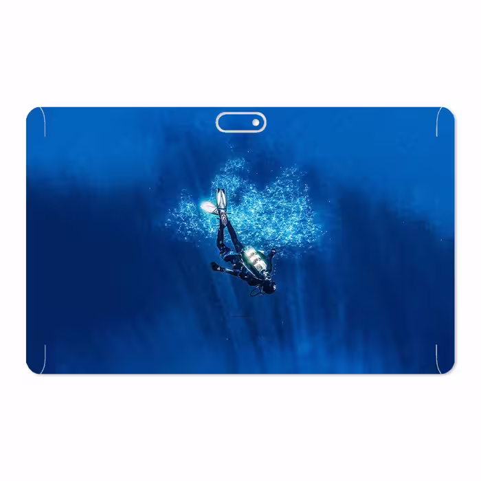 برچسب پوششی ماهوت مدل Scuba Diving مناسب برای تبلت جی ال ایکس W11 Plus