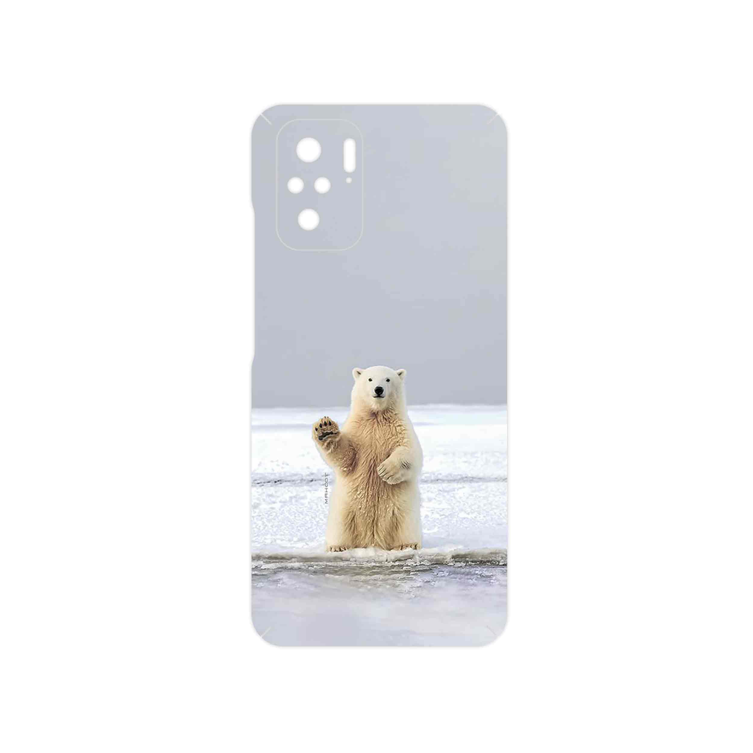 برچسب پوششی ماهوت مدل Polar_bear مناسب برای گوشی موبایل شیائومی Poco M5s