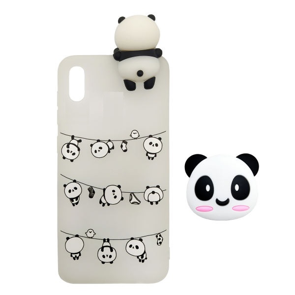 کاور مدل پاندا مناسب برای گوشی موبایل هوآوی Y5 2019 / 8S به همراه پایه نگهدارنده