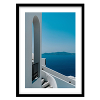 قیمت و خرید تابلو دکوراتیو مدل عکاسی منظره سانتورینی کد 1261