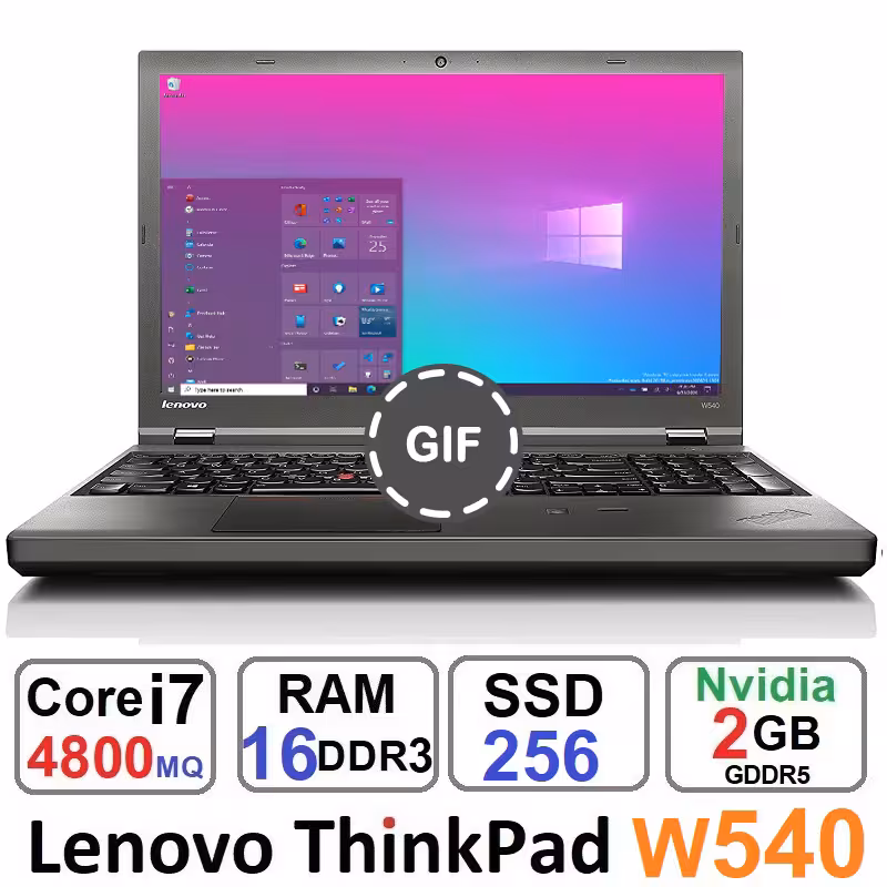 لپ تاپ Lenovo ThinkPad w540 Core i7 4800MQ با رم 16 گیگابایت