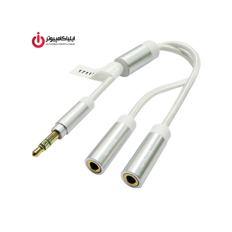 تبدیل 1 به 2 صدا فیش 3.5 میلیمتری فرانت مدل FN-A2F2W