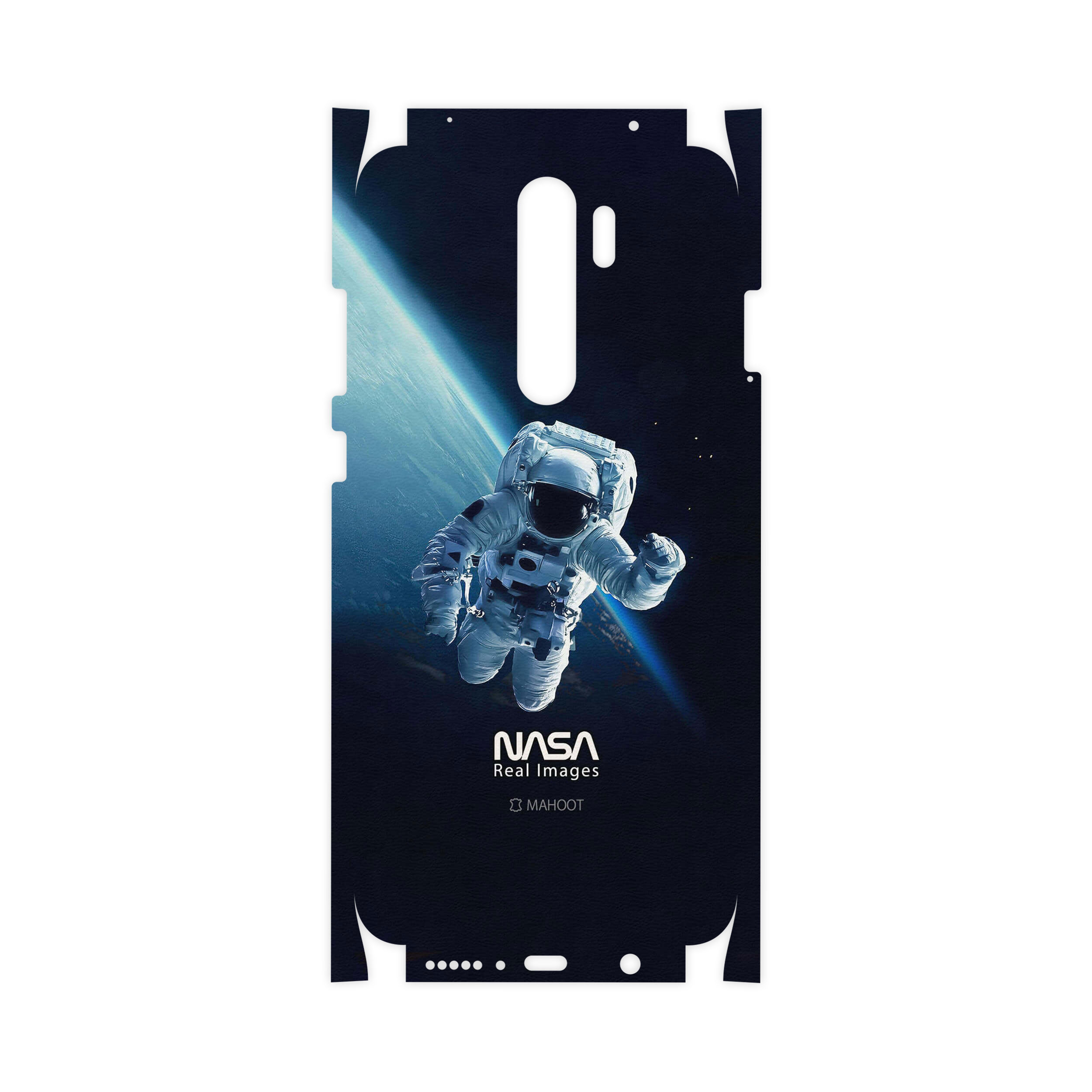 برچسب پوششی ماهوت مدل NASA-Astronaut-FullSkin مناسب برای گوشی موبایل شیائومی Redmi Note 8 Pro