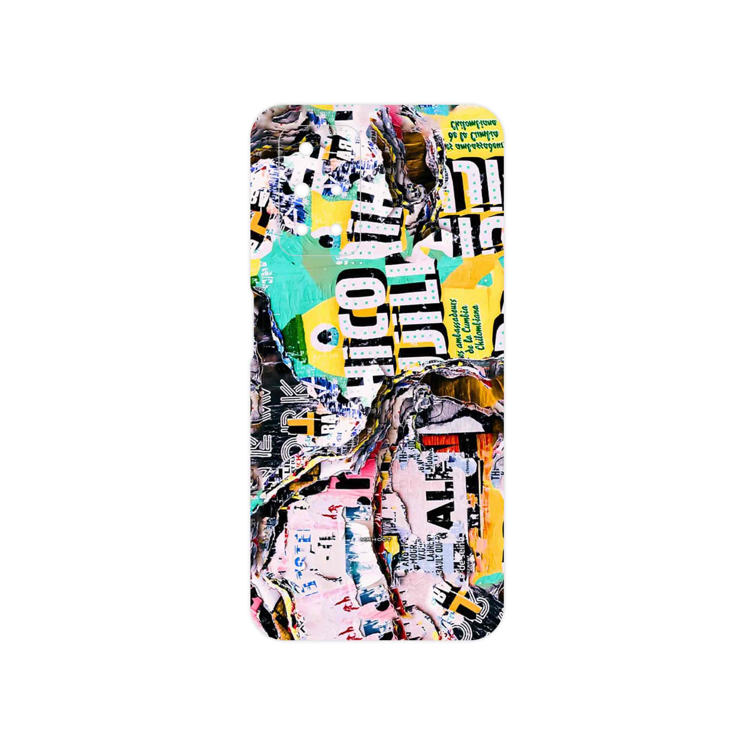 برچسب پوششی ماهوت مدل Collage of Teared Paper مناسب برای گوشی موبایل شیائومی Redmi 10