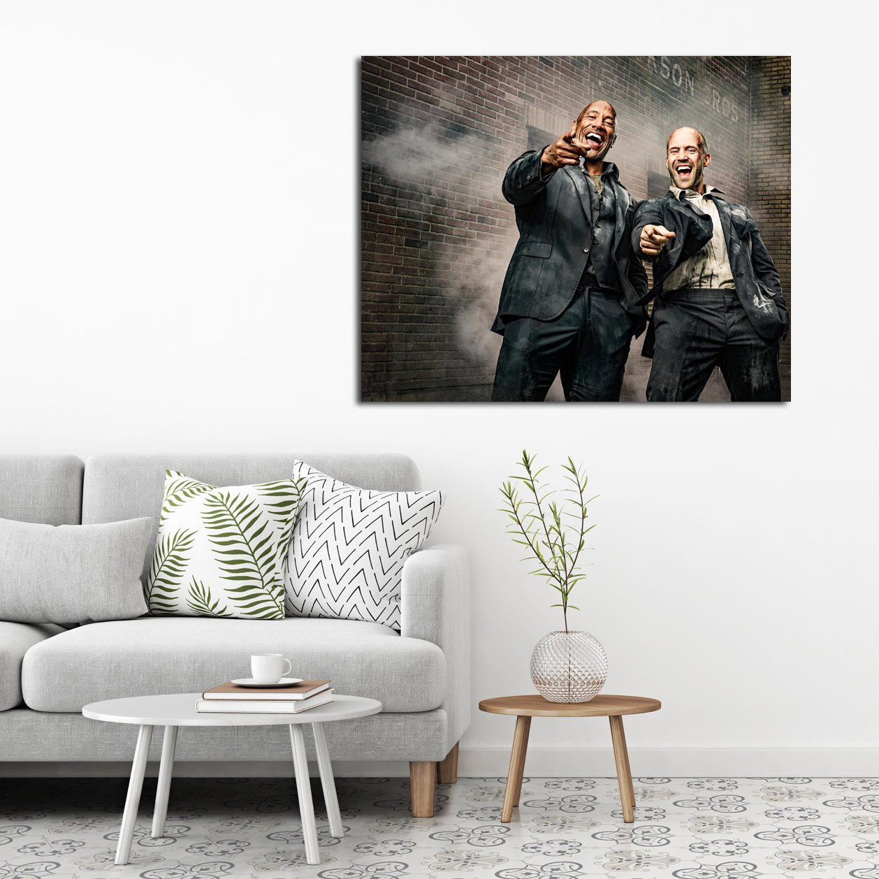 تابلو شاسی مدل Dwayne Johnson کد 17