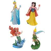 فیگور پرنسس های دیزنی Disney Princess مجموعه 4 عددی