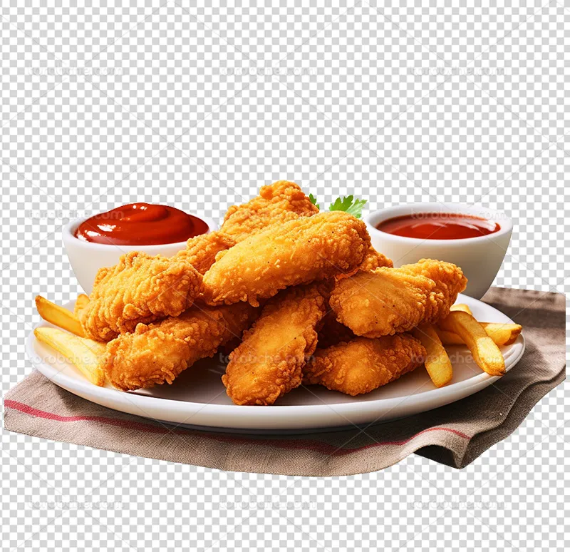 عکس PNG سوخاری با سس قرمز | گرافیک با طعم تربچه