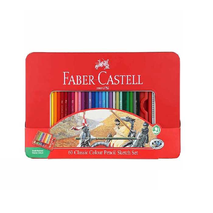 مداد رنگی 60 رنگ فابرکاستل مدل کلاسیک کد 115893