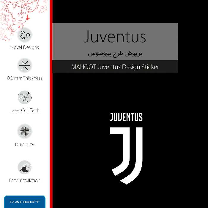 برچسب پوششی ماهوت مدل Juventus-FC-FullSkin مناسب برای گوشی موبایل سامسونگ Galaxy J6 Plus