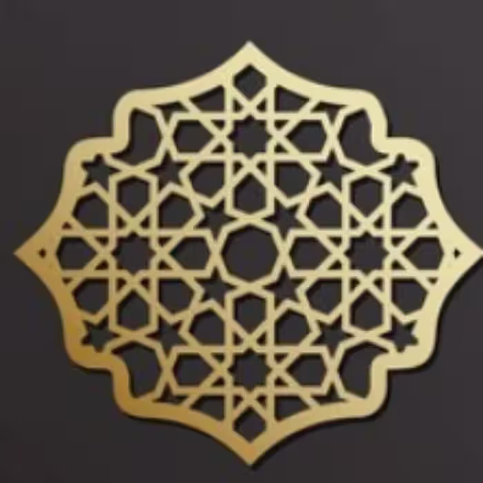 آینه دکوراتیو مولتی استایل،طرح سنتی کد1،جنس مولتی استایل دردو رنگ طلایی و نقره ای،سایز20 سانت