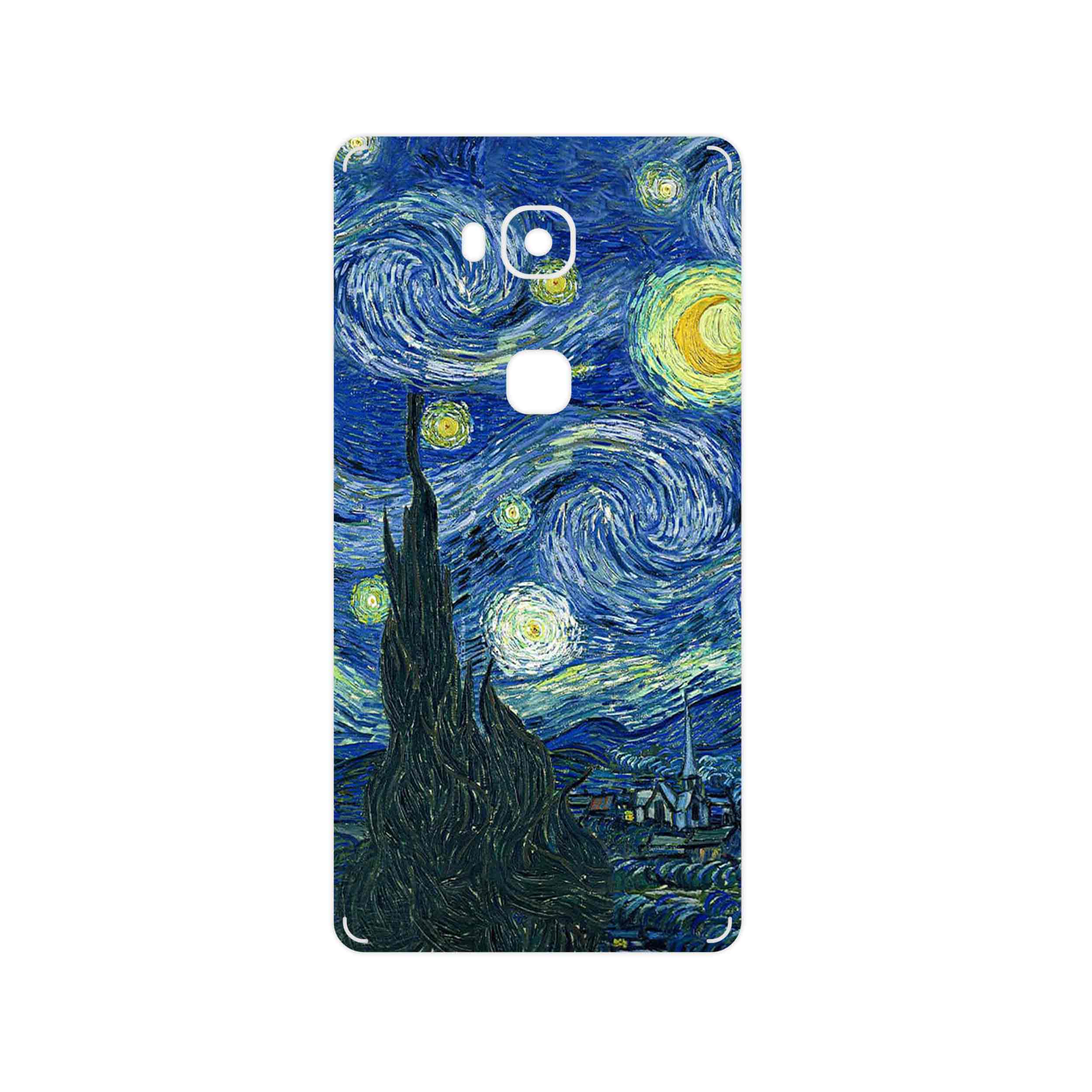برچسب پوششی ماهوت مدل The Starry Night of van Gogh مناسب برای گوشی موبایل آنر 5X