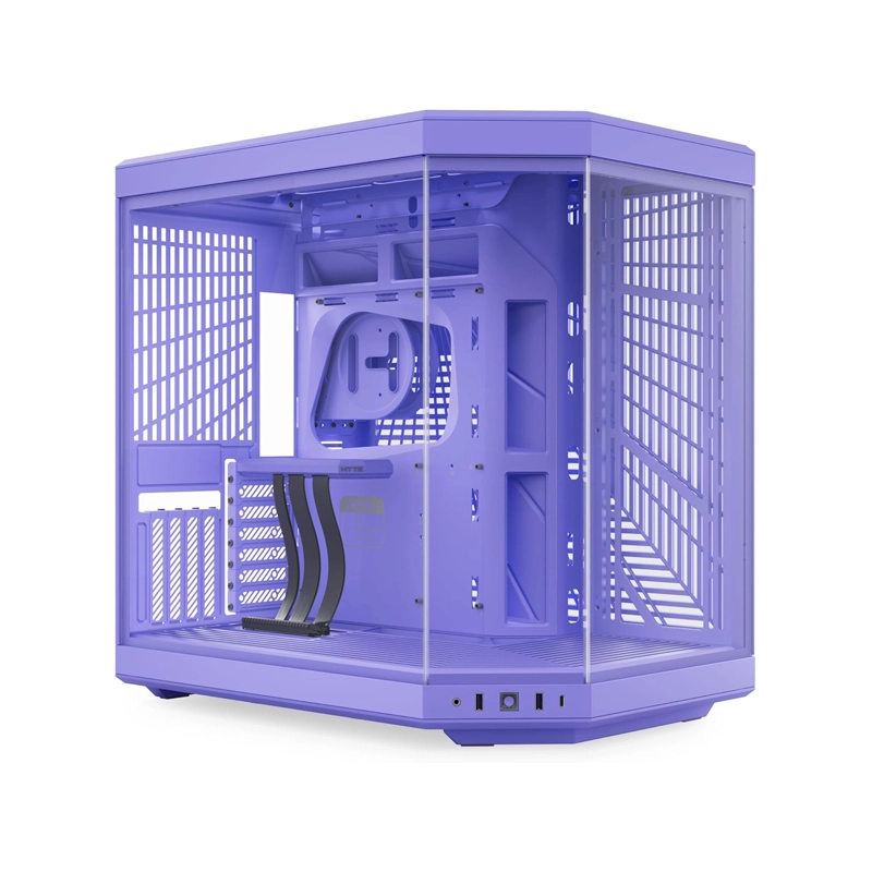 HYTE Y70 Taro Milk | با پنل‌های شیشه‌ای سه‌تکه